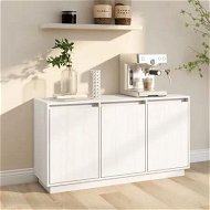 Detailed information about the product Sideboard White 111x34x60 cm Solid Wood Pine