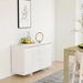 Sideboard White 120x41x75 cm Engineered Wood. Available at Crazy Sales for $219.95