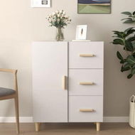 Detailed information about the product Sideboard White 69.5x34x90 Cm Engineered Wood.