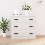 Detailed information about the product Sideboard White 70x35.5x67.5 Cm Engineered Wood.