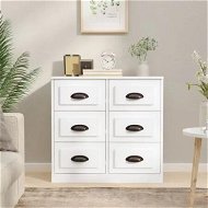 Detailed information about the product Sideboard White 70x35.5x67.5 cm Engineered Wood