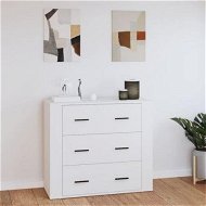 Detailed information about the product Sideboard White 80x33x70 Cm Engineered Wood