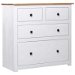 Sideboard White 80x40x83 Cm Pinewood Panama Range. Available at Crazy Sales for $209.95
