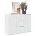 Sideboard White 90.5x29.5x65 cm Engineered Wood. Available at Crazy Sales for $129.95