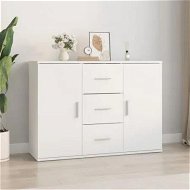 Detailed information about the product Sideboard White 91x29.5x65 cm Engineered Wood