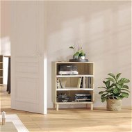 Detailed information about the product Sideboard White And Sonoma Oak 57x35x70 Cm Engineered Wood