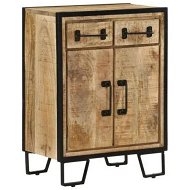 Detailed information about the product Sideboard with 2 Drawers 53x31x72 cm Solid Wood Mango and Iron