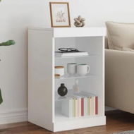 Detailed information about the product Sideboard with LED Lights White 41x37x67 cm