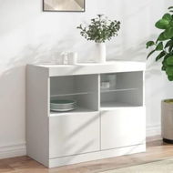 Detailed information about the product Sideboard with LED Lights White 81x37x67 cm