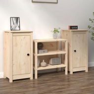 Detailed information about the product Sideboards 2 Pcs 40x35x80 Cm Solid Wood Pine