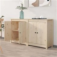 Detailed information about the product Sideboards 2 pcs 70x35x80 cm Solid Wood Pine