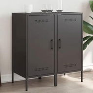 Detailed information about the product Sideboards 2 pcs Black 36x39x79 cm Cold-rolled Steel