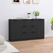 Sideboards 2 pcs Black 60x30x70 cm Engineered Wood. Available at Crazy Sales for $299.95