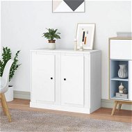 Detailed information about the product Sideboards 2 Pcs White 37.5x35.5x67.5 Cm Engineered Wood.