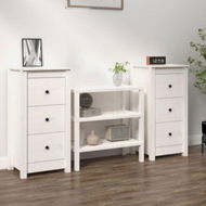 Detailed information about the product Sideboards 2 Pcs White 40x35x80 Cm Solid Wood Pine