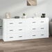 Sideboards 2 pcs White Engineered Wood. Available at Crazy Sales for $349.95