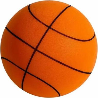 Silent Basketball Size 7 High-Density Soft Foam Low Noise Indoor Dribbling Training Sports Ball Easy Grip Highly Elastic Practice Balls 29.5Inch