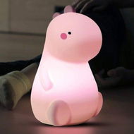 Detailed information about the product Silicone Baby Dinosaur Night Light For Kids LED Nursery Lamp For Toddlers Room Cute Color Changing Silicone Baby Night Light With Touch Sensor