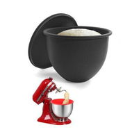Detailed information about the product Silicone Bowl Liner for KitchenAid Tilt Head 5QT Mixers, 1 Liner and 1 Lid Included, Leak Proof Sealing Design, Not for Bowl-Lift Models, Black