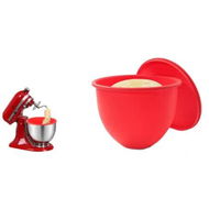 Detailed information about the product Silicone Bowl Liner for KitchenAid Tilt Head 5QT Mixers, 1 Liner and 1 Lid Included, Leak Proof Sealing Design, Not for Bowl-Lift Models, Red