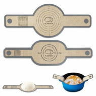 Detailed information about the product Silicone Bread Sling Dutch Oven Liner,Non-Stick & Easy Clean Reusable Oval and Round Silicone Bread Baking Mat with Long Handles,Easy to Transfer Sourdough Bread - 2 Gray set
