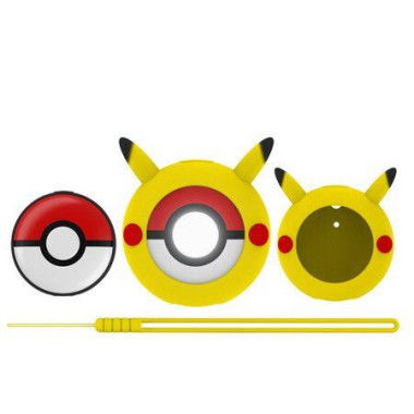 Silicone Case For Poke Ball GO PlusCute Rubber Case For Poke Ball GO Plus With Wrist Strap - Yellow