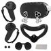 Silicone Cover Set for Meta Quest 3s Accessories,VR Protective Set for Oculus Quest 3s with Face Cover, VR Shell, Controller Grip, Joystick Caps(Black). Available at Crazy Sales for $29.95
