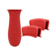 Detailed information about the product Silicone Hot Handle Holder Assist Pan Handle Sleeve Pot Holders