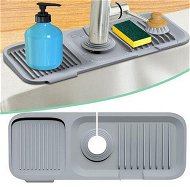 Detailed information about the product Silicone Kitchen Faucet Mat, Sink Protector for Kitchen Sink, As Soap Sponge Holder for Kitchen, Bathroom (37*14 CM)