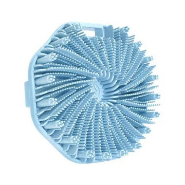 Silicone Scrubber, Exfoliating Body Wash Scrubbers, Shower Body Brush for Effective Showering Exfoliation and Gentle Massage, Blue