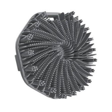 Silicone Scrubber, Exfoliating Body Wash Scrubbers, Shower Body Brush for Effective Showering Exfoliation and Gentle Massage, Grey