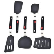 Detailed information about the product Silicone Spatula Turner Set of 5, 600 Degree Fahrenheit Heat Resistant Cooking Spatulas for Nonstick Cookware
