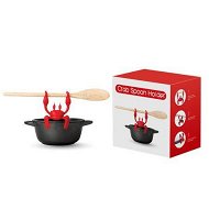 Detailed information about the product Silicone Spoon Rest for Stovetop - Heat Resistant Cookware and Grill Utensil Holder, 7.3*4*9.5 CM,(Only One Crab Silicone Holder)