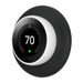 Silicone Wall Plate Cover for Google Nest Learning Thermostat 1st, 2nd, 3rd Bracket Mount, Easy Installation, Fingerprint Resistant, Elegant Design, Black. Available at Crazy Sales for $9.95