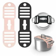 Detailed information about the product Silicone Wide Lid Strap Securing Strap 2 Pack Reusable Lid Fixing Band for Crockpots,Jar,Casserole,Dishes,Pots