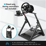 Detailed information about the product Sim Racing Wheel Stand Simulator Steering Mount Foldable Gaming Accessories for Logitech Thrustmaster
