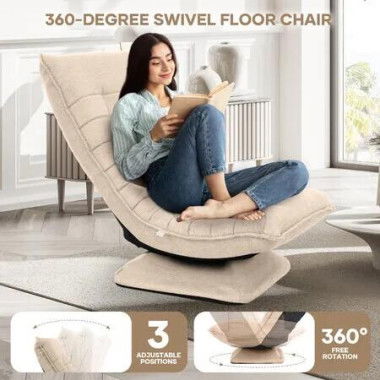 Single Floor Sofa Bed Couch Chair Folding Chaise Lounge Recliner Lounger Seat Bedroom Furniture Adjustable Modern Comfortable