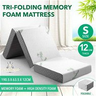 Detailed information about the product Single Foam Mattress Trifold Sofa Bed Folding Camping Floor Portable Sleeping Mat Cushion With Removable Bamboo Cover