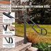 Single Post Handrail for Outdoor 1-3 Step 40.5 Stair Handrail Floor Mount. Available at Crazy Sales for $129.95