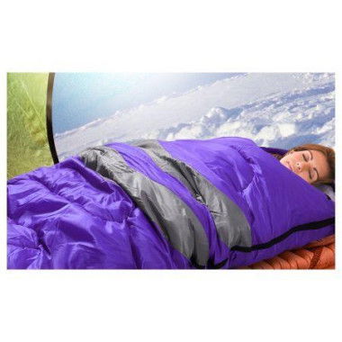 Single Sleeping Bag Bags Outdoor Purple