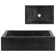 Detailed information about the product Sink 45x30x12 cm Marble Black