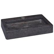 Detailed information about the product Sink Black 38x24x6.5 cm Marble