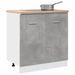 Sink Bottom Cabinet Concrete Grey 80x46x81.5 cm Engineered Wood. Available at Crazy Sales for $119.95