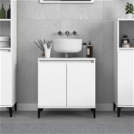 Detailed information about the product Sink Cabinet White 58x33x60 Cm Engineered Wood