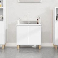 Detailed information about the product Sink Cabinet White 58x33x60 cm Engineered Wood