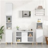 Detailed information about the product Sink Cabinet White 80x33x60 cm Engineered Wood