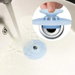 Sink Drain Stopper Strainer 2 In 1 Hair Catcher Silicone Cover For Bath Tub Floor Waste. Available at Crazy Sales for $10.99