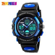 Detailed information about the product SKMEI 1163 Digital Sports Watch with Dual Display (Blue)