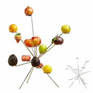 Detailed information about the product Sleek Metal Fruit Bowl Rack Tabletop Decoration Home Room Party Wedding Minimalist Display Stand Ornament Figurines Festival Gift Color Silver