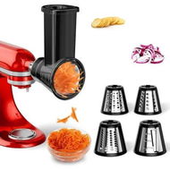 Detailed information about the product Slicer Shredder Attachment for Kitchenaid Stand Mixer, Salad Machine with Vegetable Slicer, Salad Maker, Food Slicers Cheese Grater Attachments